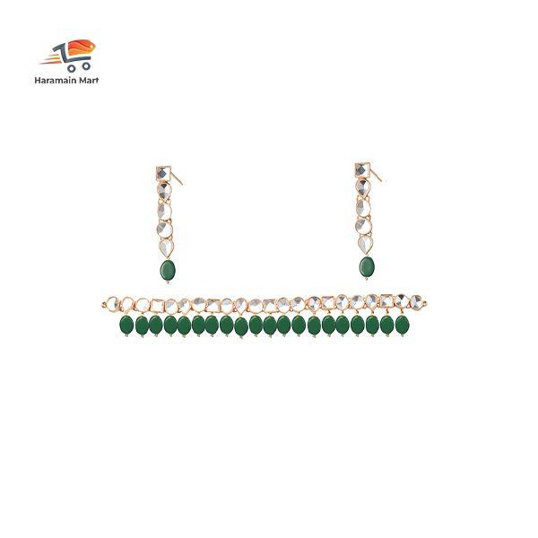 String of Pearls Ethnic Necklace and Earrings Set