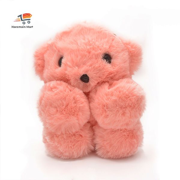 Novelty Soft Bag-Teddy Bear Shaped Fuzzy Novelty Soft Bag