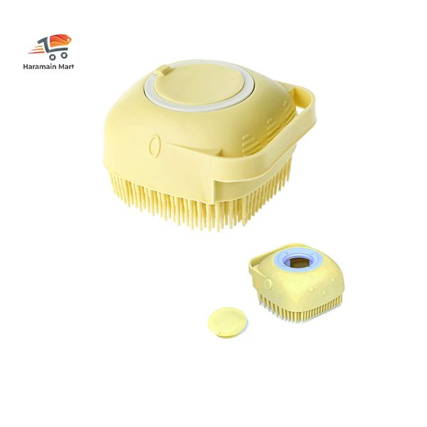 Silicone Massage Bath Brush Liquid Soap Dispenser