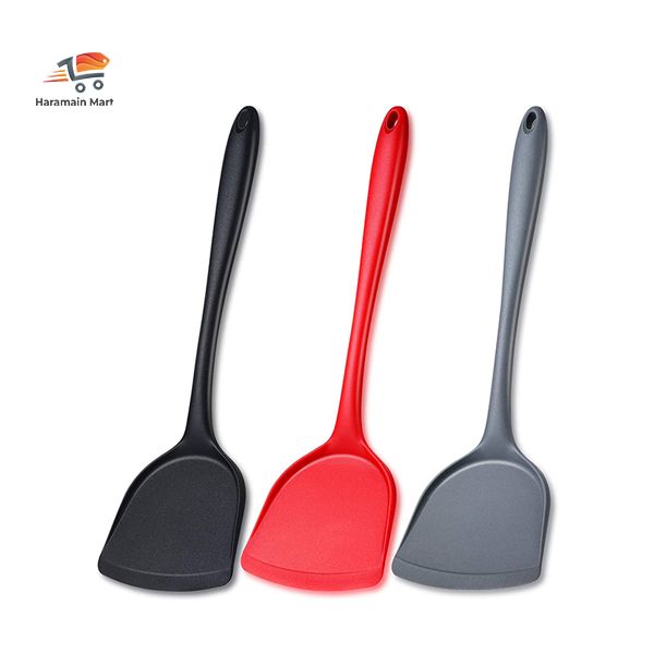 Non-Stick Solid Silicone Stir Fry Turner
